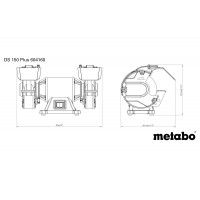 Máy Mài Để Bàn Metabo DS 150 PLUS