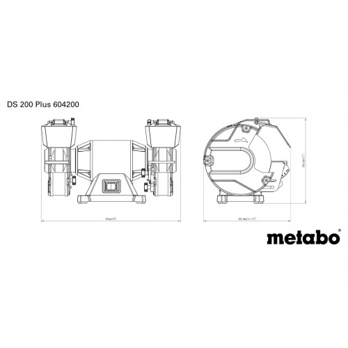 Máy Mài Để Bàn Metabo DS 200 PLUS