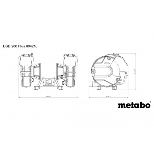 Máy Mài Để Bàn Metabo DSD 200 PLUS