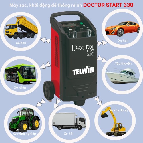 Máy sạc & khởi động ắc quy Telwin Doctor Start 330