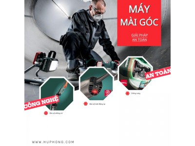 Khám Phá Giải Pháp An Toàn Từ Metabo Cho Máy Mài Góc