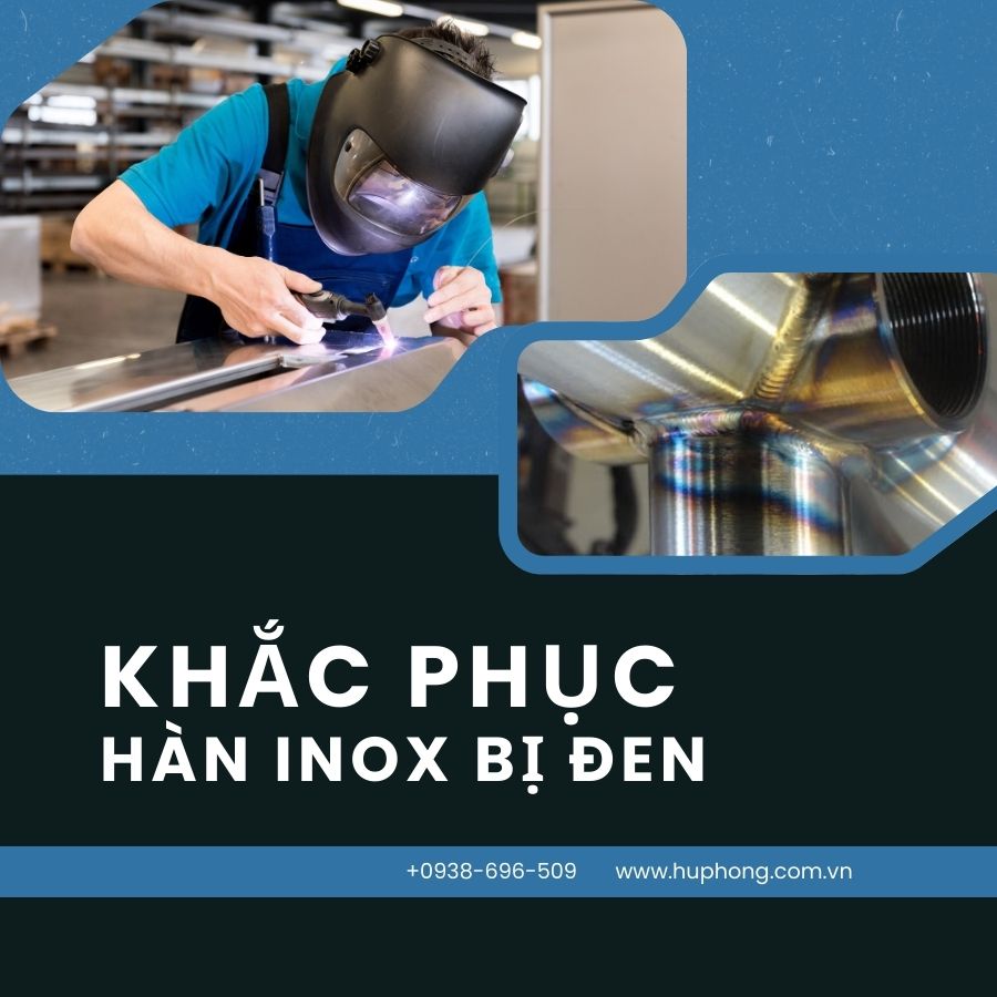 Khắc phục mối hàn inox bị đen