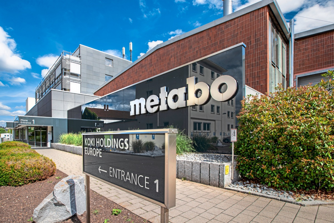 Hình ảnh ngoài cổng nhà máy Metabo