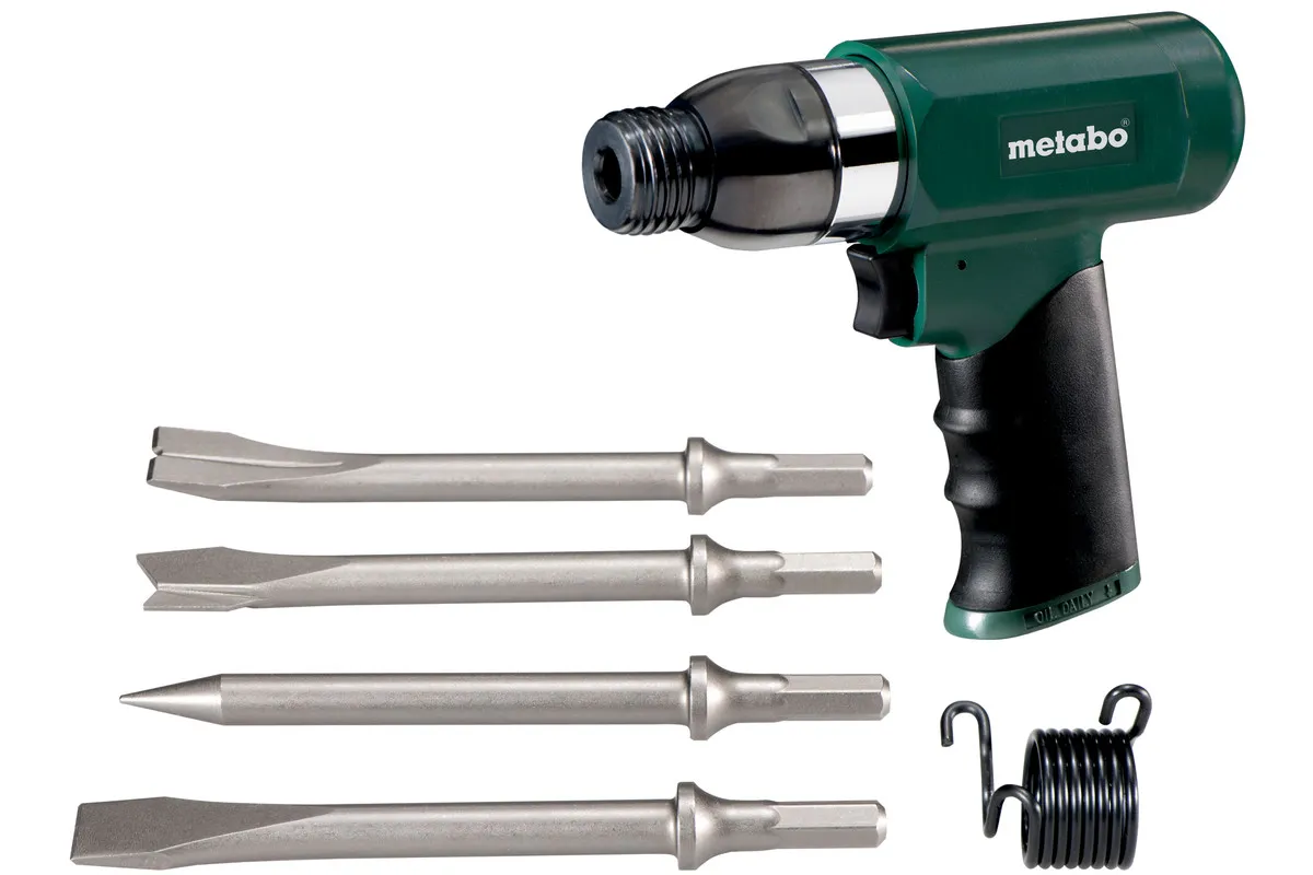 Búa đục khí nén DMH 30 SET kèm 4 mũi đục, lò xo kẹp nhanh và vali nhựa