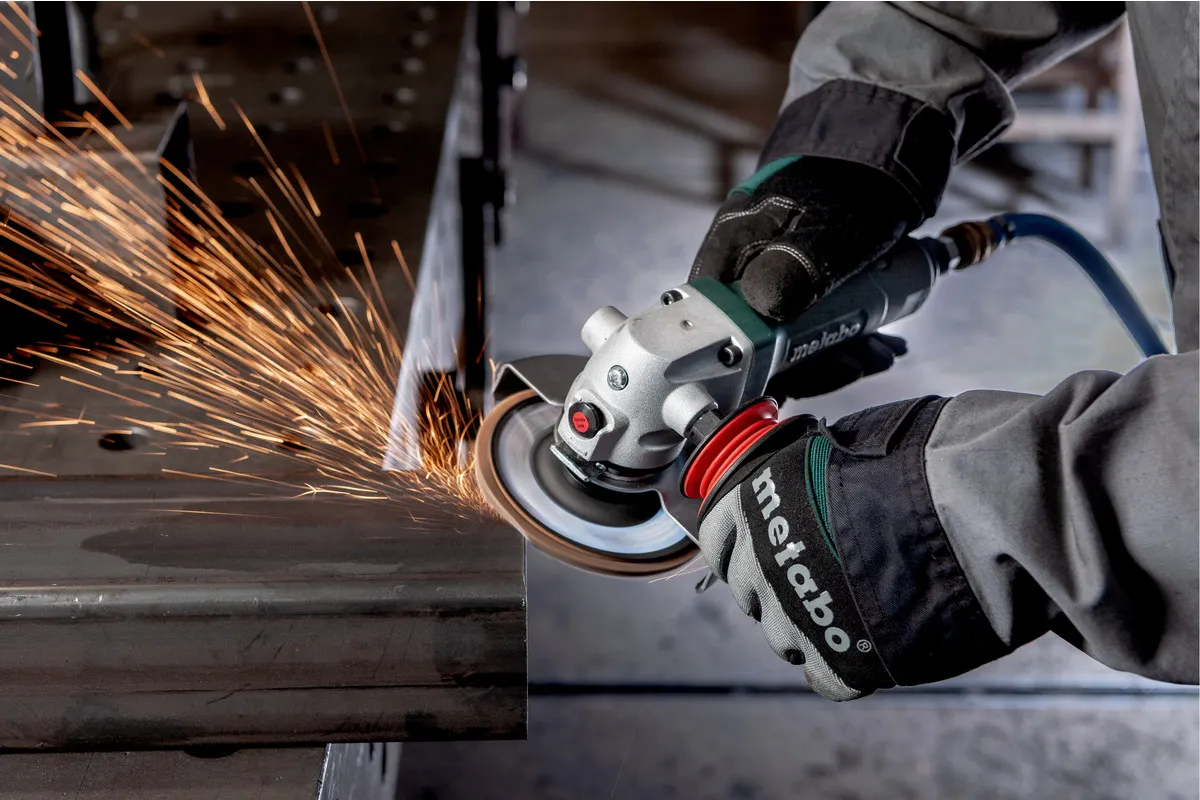 Máy mài góc khí nén DW 10-125 Quick Ø125mm với Metabo Quick và tay cầm MVT