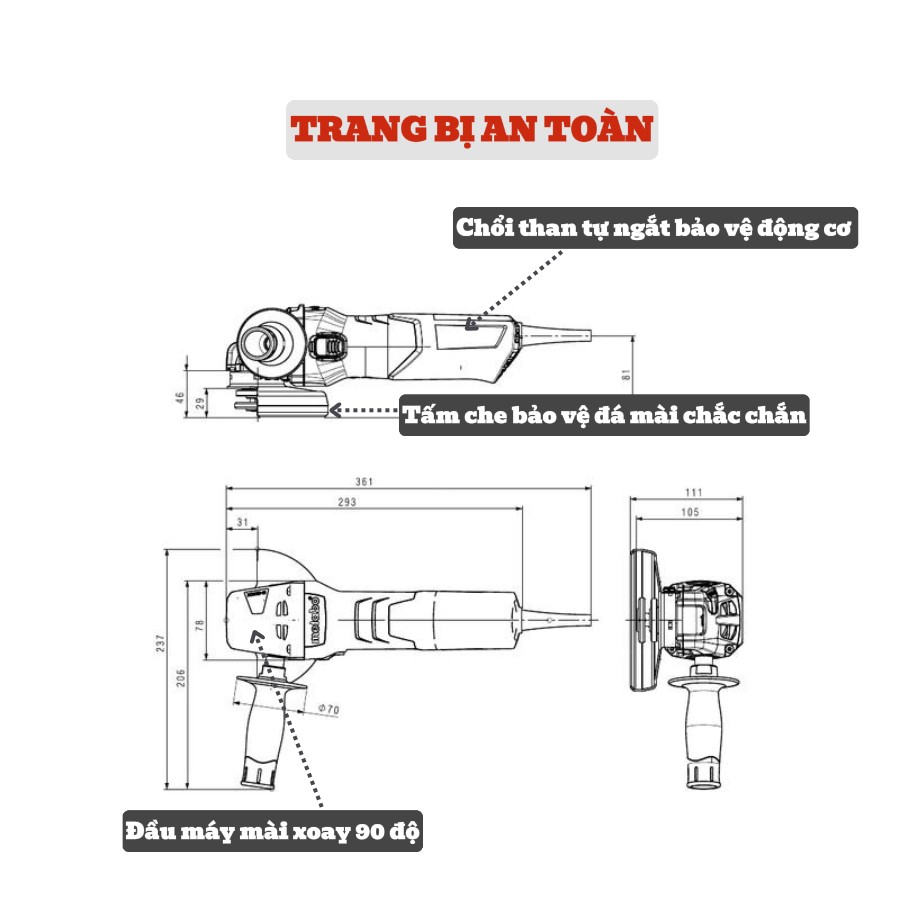 Trang bị thêm các linh kiện an toàn