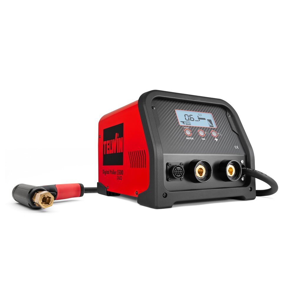 2 súng giật Máy hàn rút tôn Telwin Digital Puller 5500 Duo