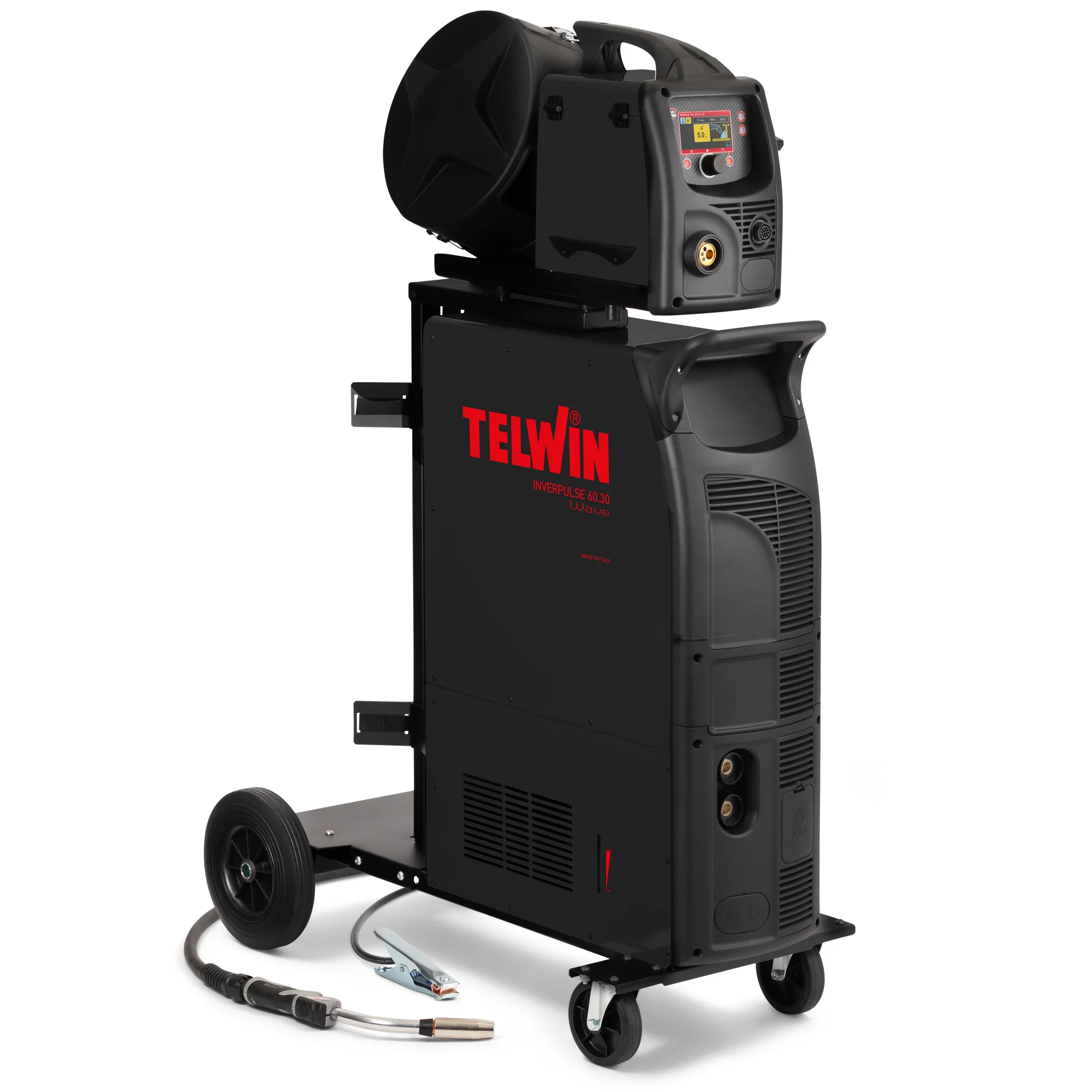 Bảng điều khiển tích hợp công nghệ Wave OS trên máy hàn Telwin INVERPULSE 60.30 WAVE