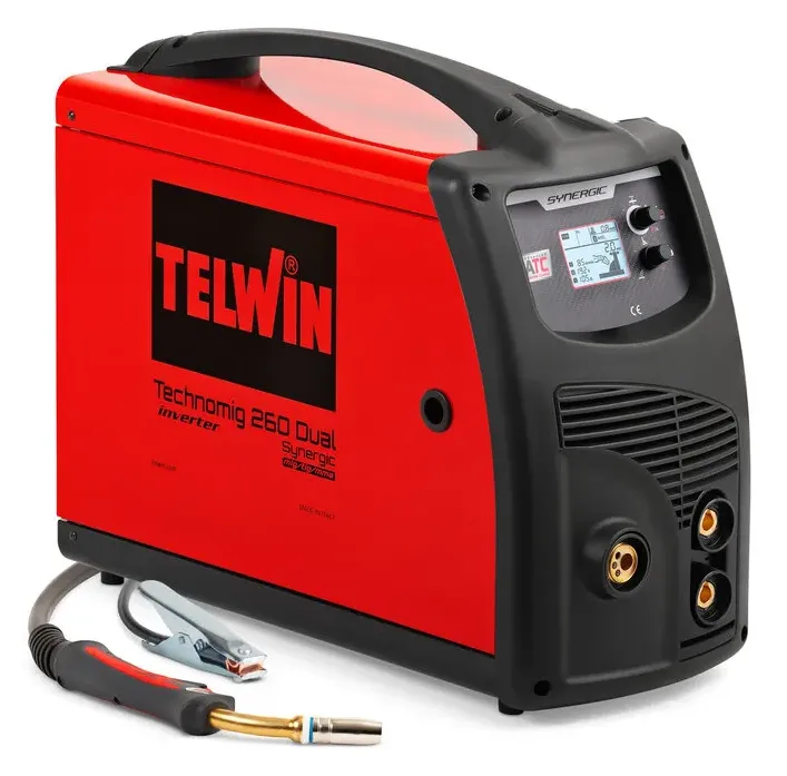 TECHNOMIG 260 DUAL SYNERGIC là máy hàn đa quy trình 1 pha 230V chính hãng Italy