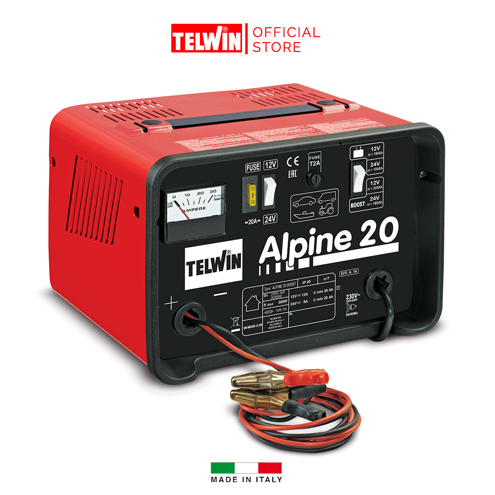 Cơ chế bảo vệ Bộ sạc bình ắc quy Telwin ALPINE 20 BOOST 
