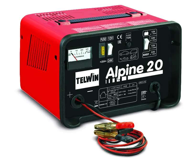 ALPINE 20 BOOST Thiết kế nhỏ gọn, tích hợp ampe kế và cáp sạc sẵn sàng sử dụng
