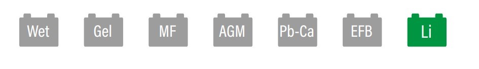 Bình ắc quy với doctor charge 130