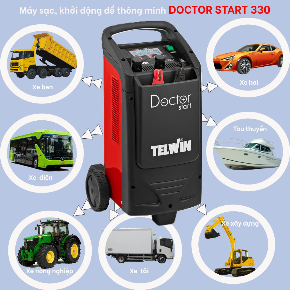 Máy sạc doctor start 330 đa năng